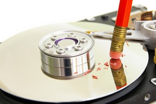 format or erase a hard drive