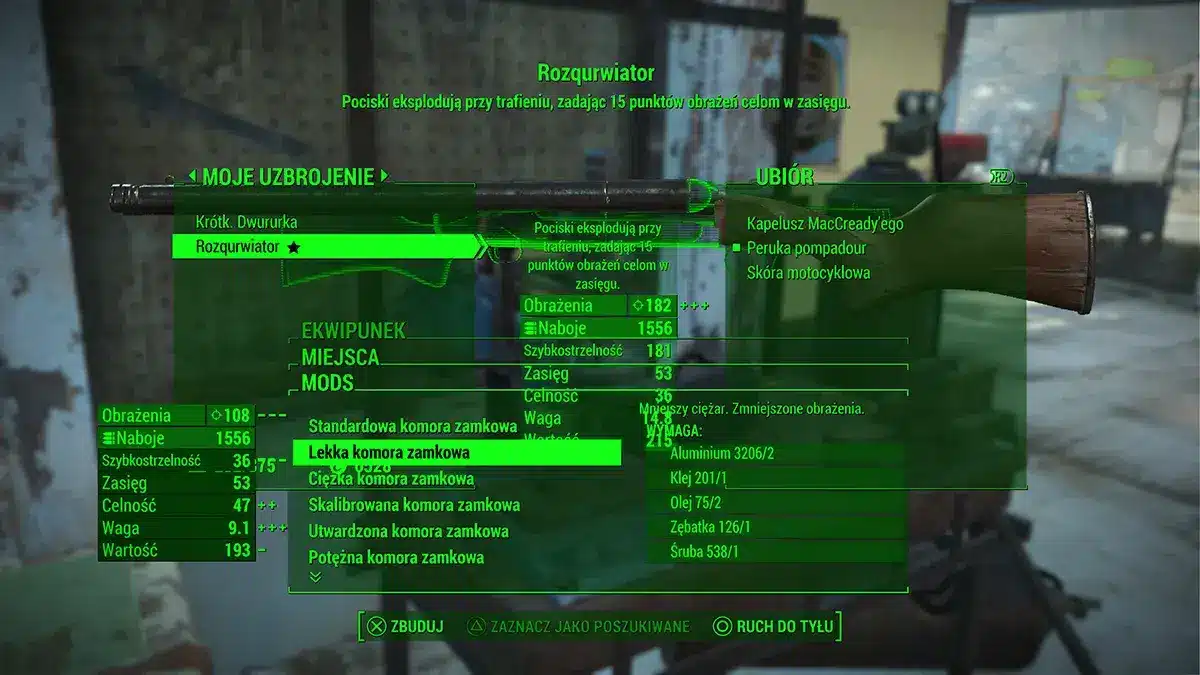 Jak sklonować legendarne bronie w Fallout 4