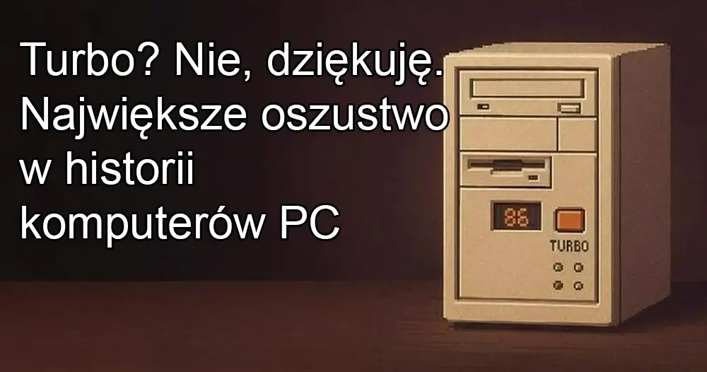 Turbo? Nie, dziękuję. Największe oszustwo w historii komputerów PC