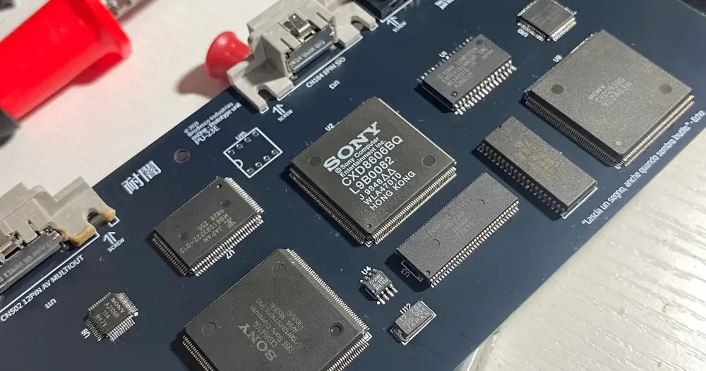 PS1 wraca z martwych! Pierwsza customowa płyta główna „nsOne” gotowa – i nie powstała w Sony
