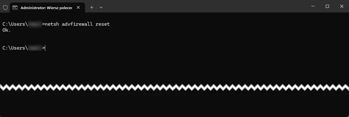 netshfirewallreset