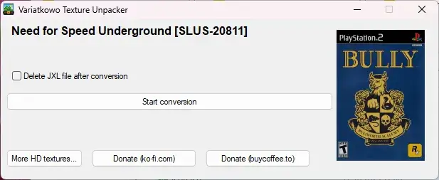 unpacker gui