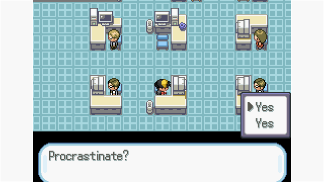 procrastinate